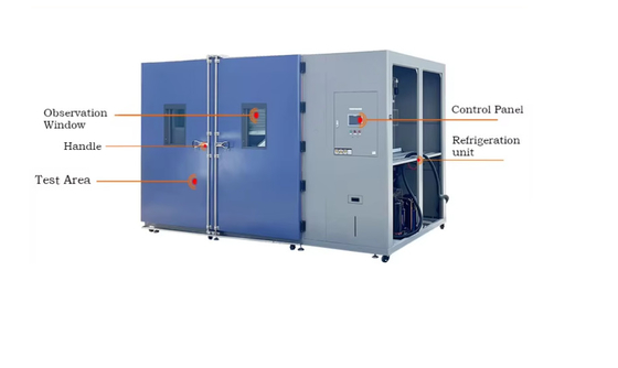 SUS 304 Energy Saving Walk In Climatic Test Chamber For Precision Product Testing