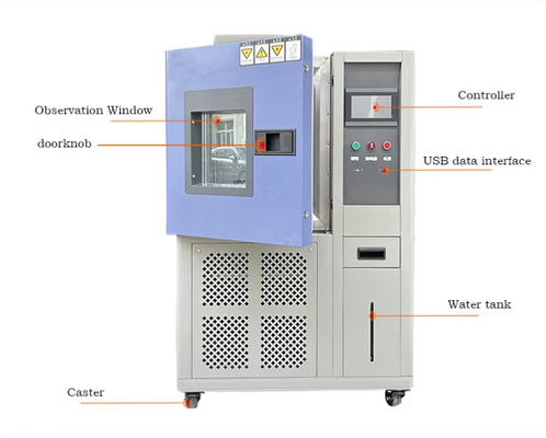Mini Programmable Temperature Humidity Test Chamber Temperature Cycling Chamber 80L