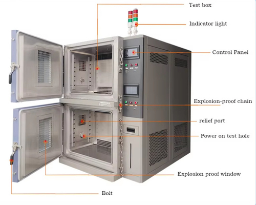 New Energy Battery Temperature Cycling Test Chamber Battery Explosion Proof Tester