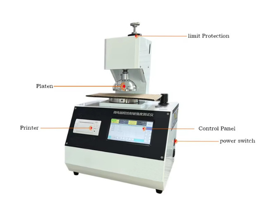 Digital Display Paper Testing Equipment Bursting Strength Tester High Precise