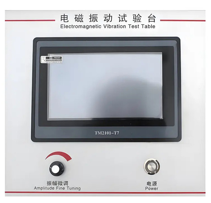 Electromagnetic Type Portable Frequency Vibration Table With Industrial Touch Screen