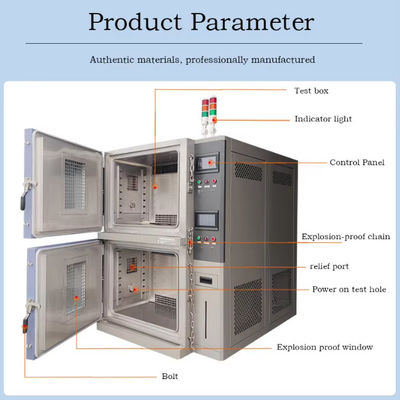 Explosion Proof Battery Test Chamber High Low Temperature Testing For New Energy Batteries