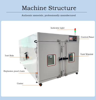 Lithium Battery Explosion Proof Test Chamber High & Low Temperature Safety Testing