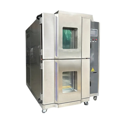 Environmental Climate Hot And Cold Thermal Impact Testing Chamber Two Zone 100 Liter