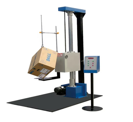 Double Wing Free Fall Carton Drop Impact Tester Machine For Package Weight Analysis